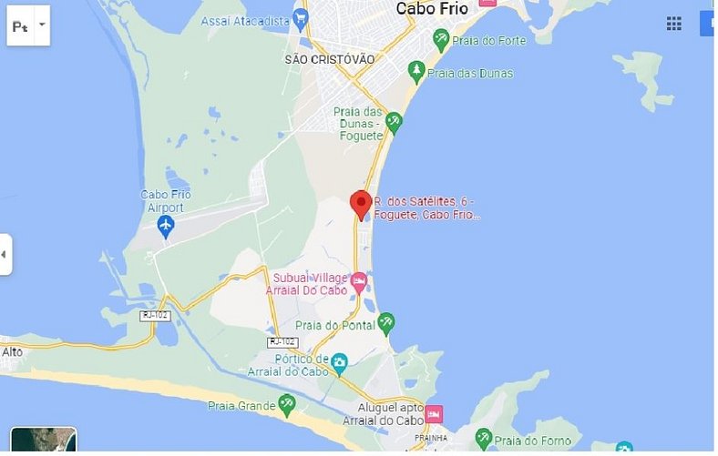 Praia do Foguete - Suíte 02 - Cabo Frio - Aluguel Econômico