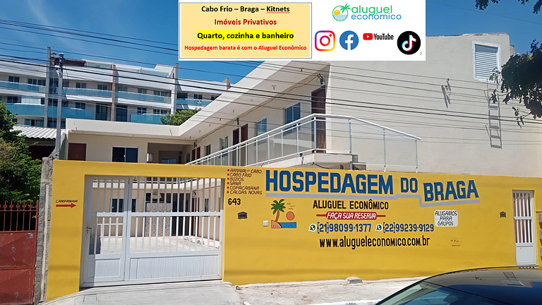 Cabo Frio - Braga - Kitnets - Economic Rental