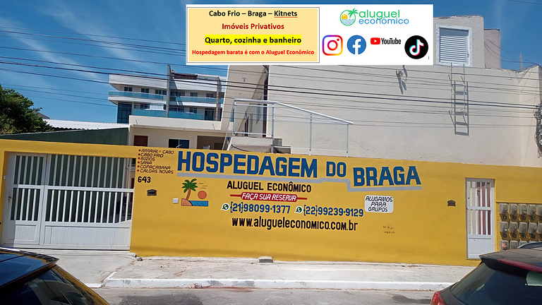 Cabo Frio - Braga - Kitnets - Alquiler Económico