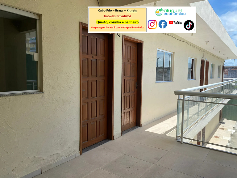 Cabo Frio - Braga - Kitnets - Alquiler Económico
