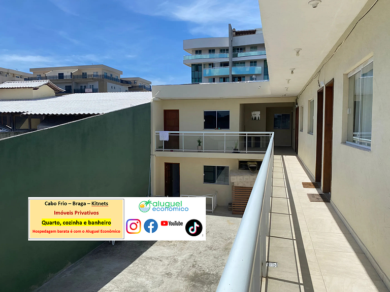Cabo Frio - Braga - Kitnets - Alquiler Económico