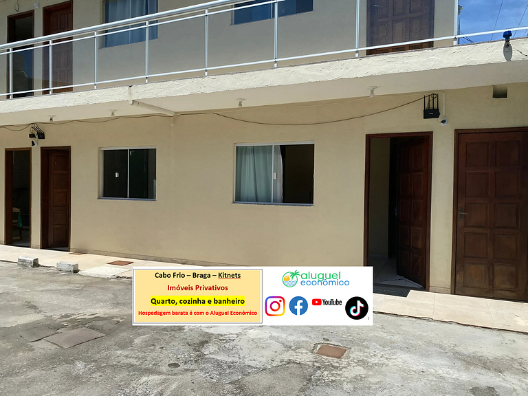 Cabo Frio - Braga - Kitnets - Alquiler Económico