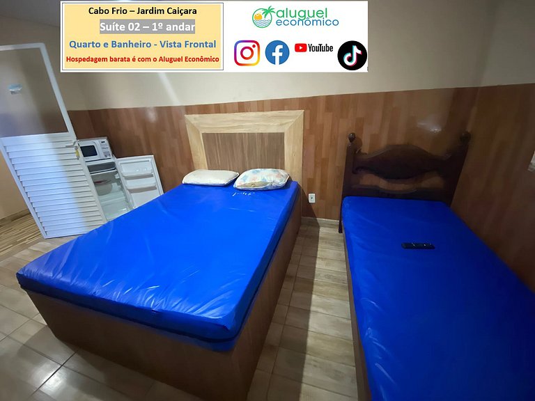 Jardim Caiçara - Suite 02 - Cabo Frio - Alquiler Económico