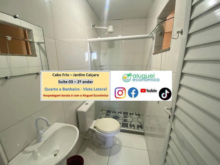 Jardim Caiçara - Suite 03 - Cabo Frio - Economic Rental