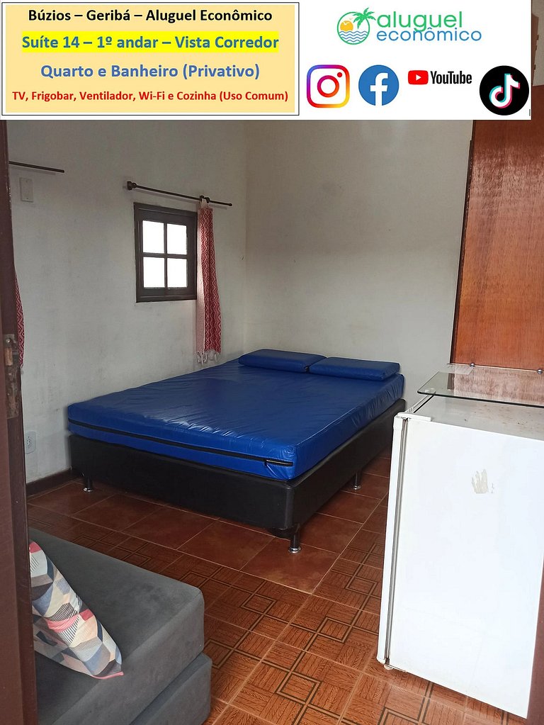 Geribá - Búzios - Suite 14 - Economic Rent