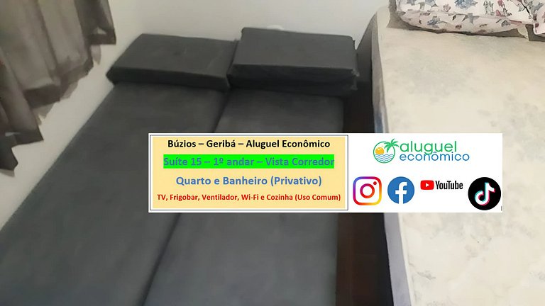 Geribá - Búzios - Suite 15 - Economic Rent