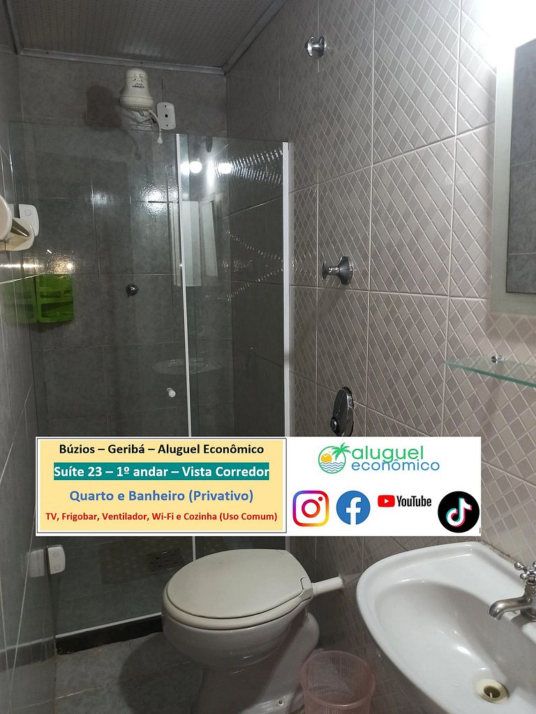 Geribá - Búzios - Suite 23 - Economic Rent