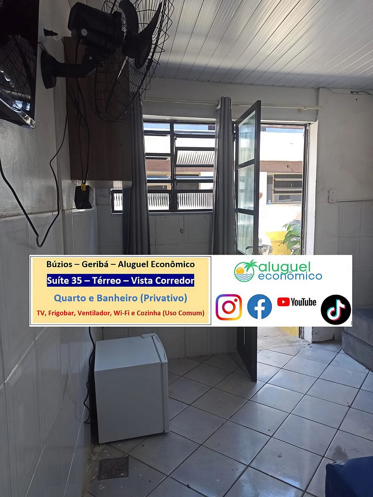 Geribá - Búzios - Suite 35 - Alquiler Económico