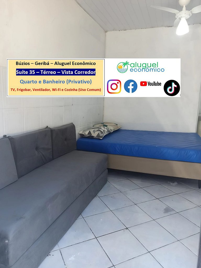 Geribá - Búzios - Suite 35 - Economic Rent
