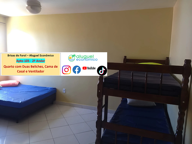 Brisas do Farol - Apto 105 - Arraial do Cabo - Alquiler Econ