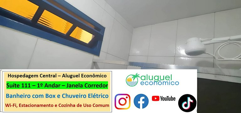 Central Accommodation - Suite 111 - Cabo Frio - Economic Ren