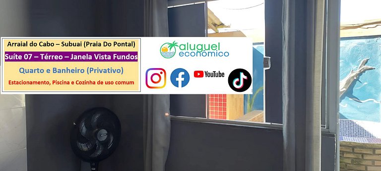 Subuai Village - Suite 07 - Arraial do Cabo - Economic Renta
