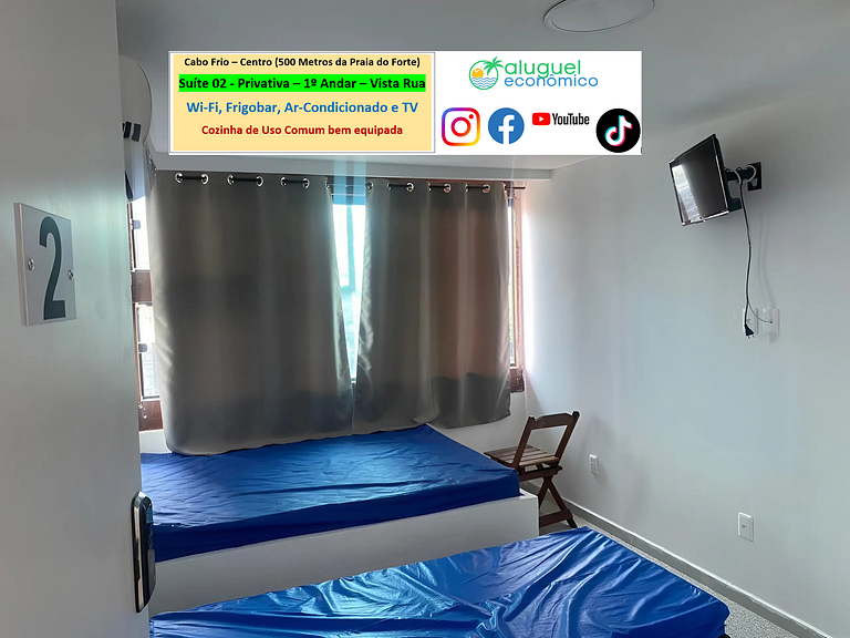 Suite 02 - Cabo Frio - Centro - Galería Êxito