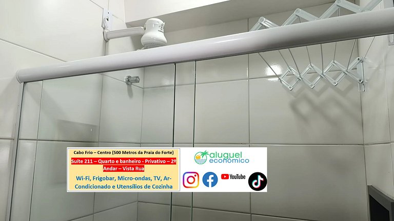 Suite 211 - Cabo Frío - Centro - Galería Êxito