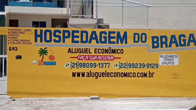 Braga - Kitnet 06 - Cabo Frio - Aluguel Econômico