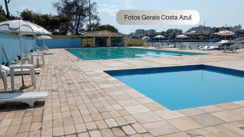 Costa Azul - Suíte 02 - Cabo Frio - Aluguel Econômico