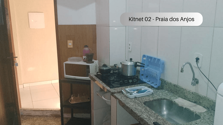 Kitnet 02 - Praia dos Anjos - Arraial do Cabo - Aluguel Econ