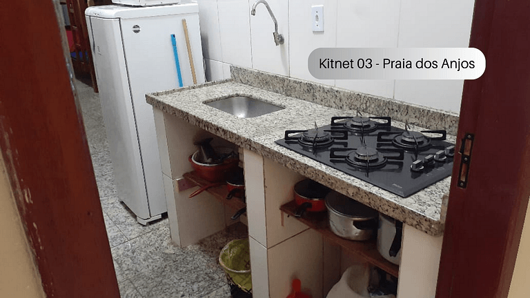 Kitnet 03 - Praia dos Anjos - Arraial do Cabo - Aluguel Econ