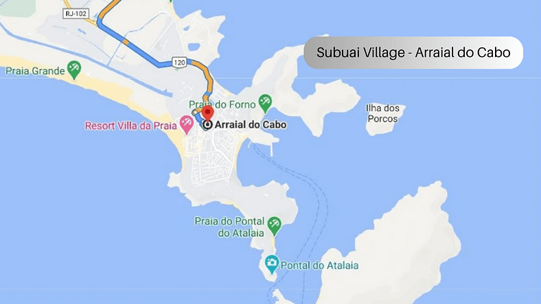 Subuai Village - Quarto 212 - Arraial do Cabo - Aluguel Econ